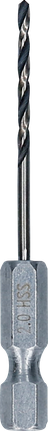Bosch HSS PointTeQ Sechskantbohrer 2 mm für präzises Bohren.