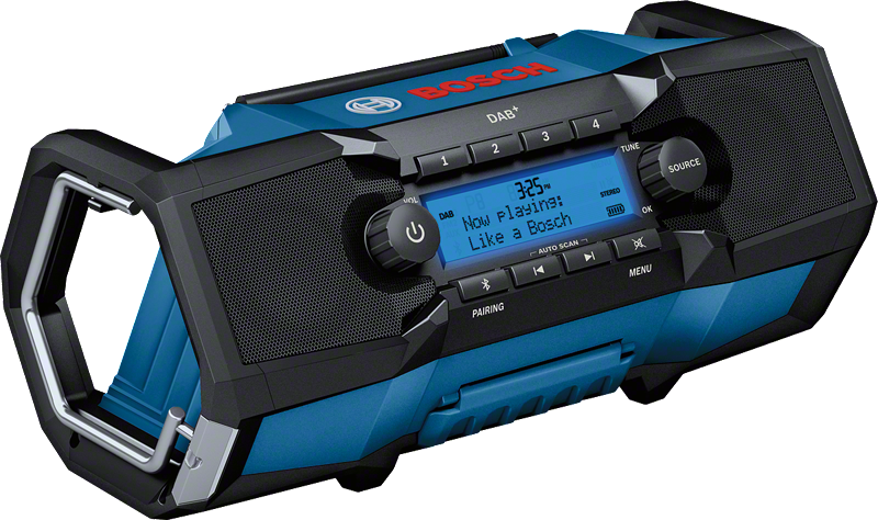 Bosch GPB 18V-2 SC Radio mit Digitalanzeige.