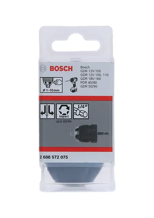 Bosch Schnellspannbohrfutter 1-10 mm für Schlagschrauber.
