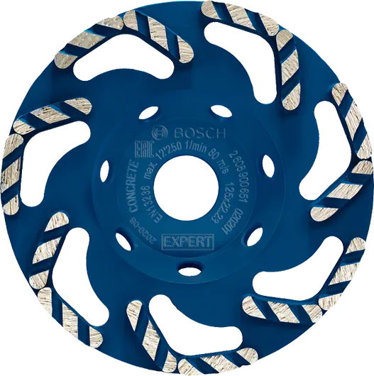 Bosch EXPERT Diamant-Schleifkopf für Beton, 125 mm.