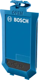 Bosch BA 3,7 V 1,0 Ah Ein Akkupack mit USB-Aufladung.