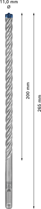 Bosch EXPERT SDS plus-7X 11x200x265 mm Hammerbohrer.
