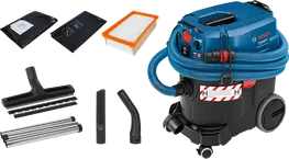 Bosch GAS 35 H AFC Staubsauger mit Zubehör.