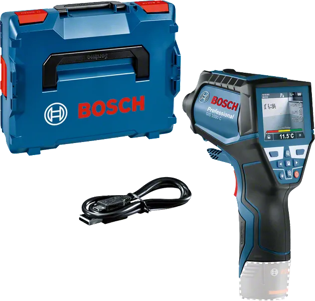 Bosch GIS 1000 C Wärmemelder mit Tragetasche.