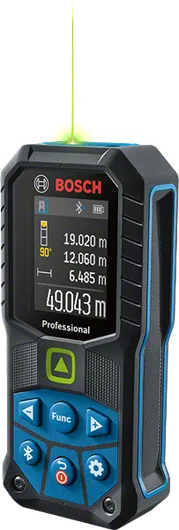 Bosch GLM 50-27 CG Laser-Entfernungsmesser mit Digitalanzeige.