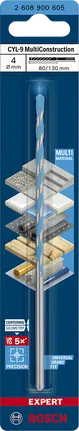 Bosch EXPERT CYL-9 MultiConstruction Bohrer 4×80×130 mm.