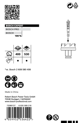 Bosch EXPERT Blechlochsäge 30 x 5 mm.