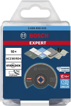Bosch Expert ACZ85RD4 85-mm-Fugensegmentklinge, 10er-Pack.