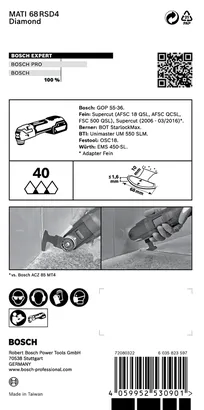 Bosch EXPERT Eckmesser MATI 68 RSD4 68×10 mm.