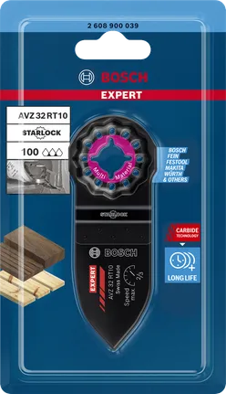 Bosch EXPERT AVZ 32 RT10 Schleiffinger 32×53 mm.