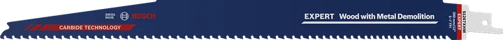 Bosch EXPERT Holz- und Metall-Abbruchsägeblatt.
