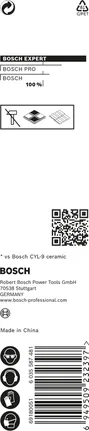 Bosch EXPERT HEX-9 Hartkeramikbohrer 3×90 mm.