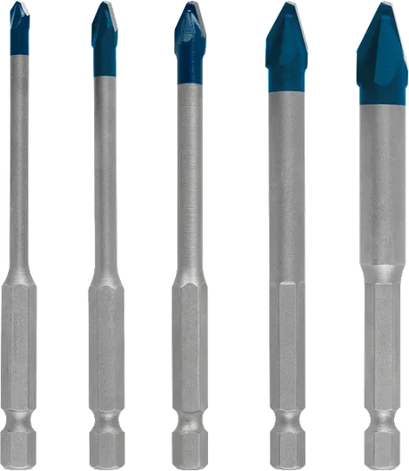 Bosch EXPERT HEX-9 Hartkeramik-Bohrer-Set 5-teilig.