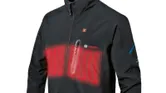 Bosch GHJ 12+18V XA beheizte Jacke mit Softshell-Gewebe.