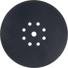 Bosch 215 mm Stützteller mit 8 Perforationen.