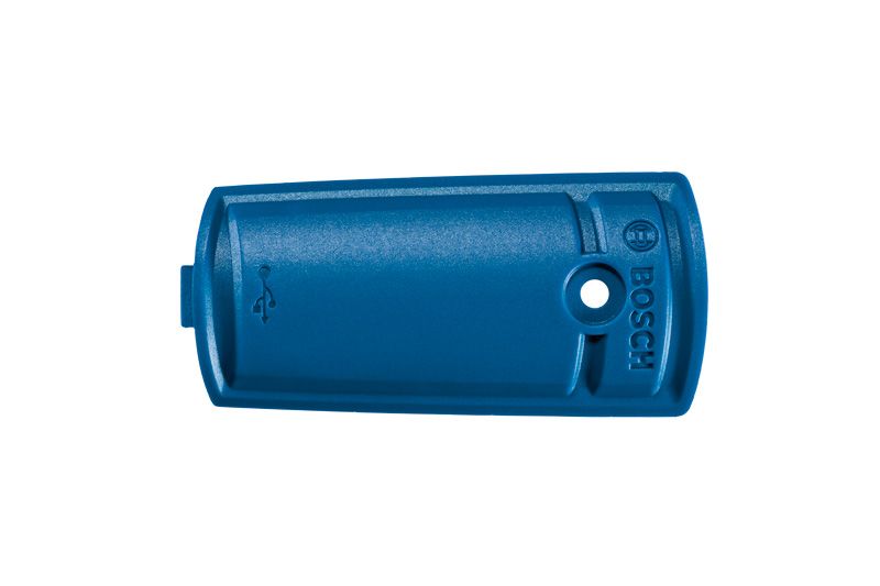 Blaue Werkzeugabdeckung von Bosch im 5er-Pack, schützendes Zubehör.