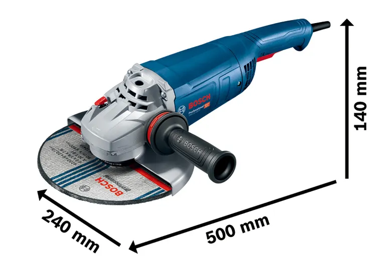Winkelschleifer GWS 22-230 P von Bosch mit Antivibrationsgriff.