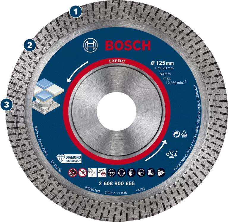 EXPERT HardCeramic 76-mm-Trennscheiben - Bosch Professional