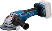 Bosch GWS 18V-15 P Akku-Winkelschleifer mit 125 mm Scheibe.
