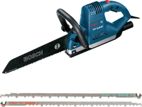 Bosch GFZ 16-35 AC Allzwecksäge mit langem Sägeblatt.