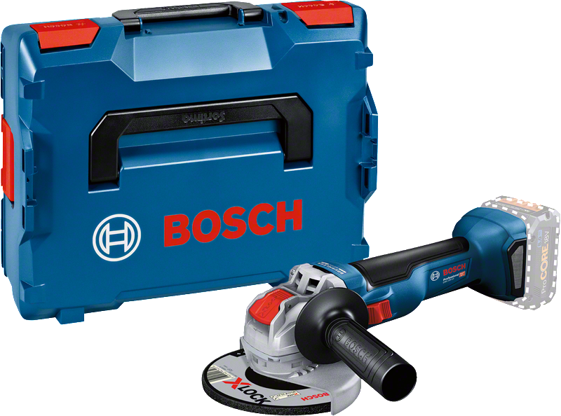 Bosch GWX 18V-10 Akku-Winkelschleifer mit Koffer.