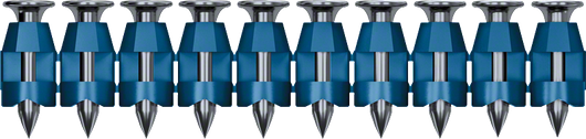 Bosch NB-16 Nägel, Packung mit magazinierten Stahlnägeln.