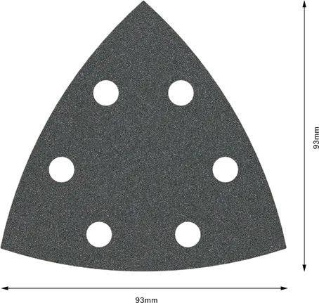 Bosch PRO F355 Schleifblatt 93 mm G100 6-Loch.