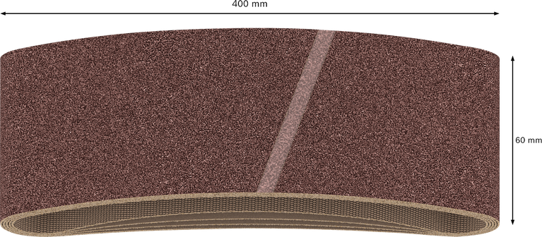 Bosch PRO X440 Schleifband 60x400mm G100 10er Pack.