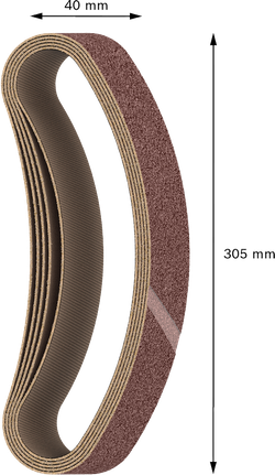 Bosch PRO X440 Schleifband 40x305mm G60.