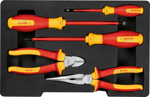 VDE Set mit verschiedenen Handwerkzeugen 5-teilig, Professional