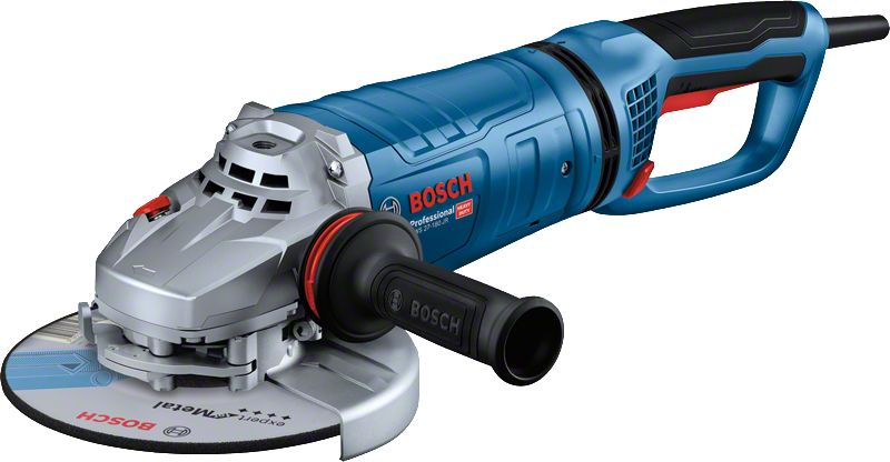 Winkelschleifer GWS 27-180 JR von Bosch mit ergonomischem Griff.