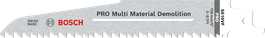 Bosch PRO Multi Material Demolition S610VF Sägeblatt.