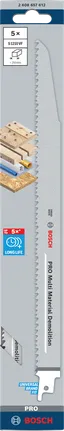 Bosch PRO Multi Material Demolition S1210VF Klingensatz.