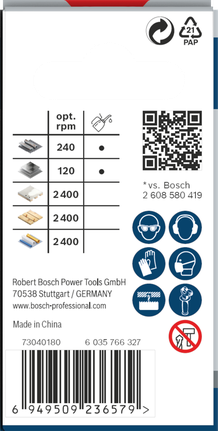 Bosch PRO Multi Material Lochsäge 37 mm 1 1/2″ Verpackung.