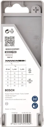 Bosch PRO Wood HSS Holzspiralbohrer-Set 5-tlg.
