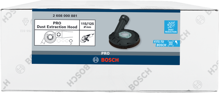 Bosch PRO Staubabsaughaube 115/125 mm.