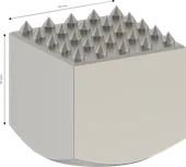 Bosch PRO SDS max-5C Hartmetall-Buchsenkopf mit 5x5 Zähnen.