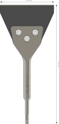 Bosch PRO SDS plus Bodenschaber, 130 mm Schneide.