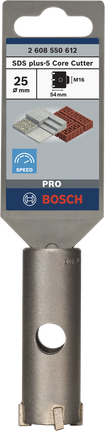 Bosch PRO SDS plus-5 Kernbohrer 25 mm für Mauerwerksbohrungen.