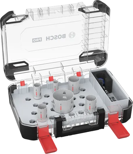 Bosch PRO Multi Material PC Plus Lochsägen-Set, 9-teilig im Koffer.