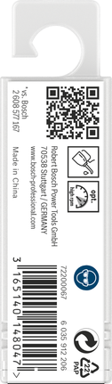 Bosch PRO Metal HSS-G Doppelseitiger Spiralbohrer – Etikett.