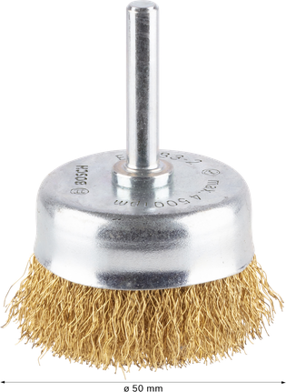 Bosch PRO Multi Material Reinigungs-Topfbürste mit 50 mm Durchmesser.