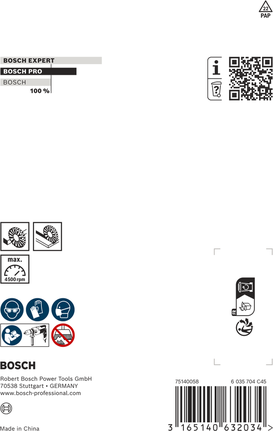 Bosch Edelstahl-Reinigungsdrahtrad 80 x 0,2 mm.