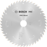Bosch PRO Wood Akku-Kreissägeblatt, 216 mm Durchmesser.