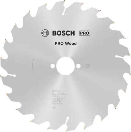 Bosch PRO Wood Kreissägeblatt 216 mm für Holz.