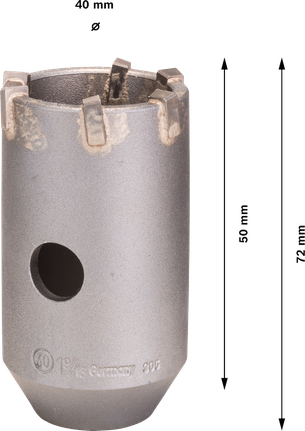 Bosch PRO SDS plus-5 Kernfräser 40 mm mit 6 Zähnen.
