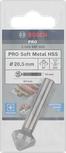 Bosch PRO Weichmetall-Senker HSS 20,5 mm für Präzisionsbohrungen.