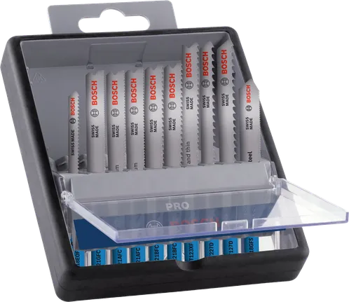Bosch PRO Metall- und Aluminium-Set 92 mm Stichsägeblätter, 10 Stück.