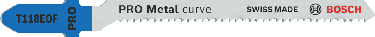 Bosch PRO Metal Curve T118EOF Stichsägeblatt für Metall.