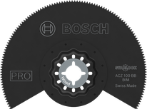 Bosch PRO ACZ 100 BB Multitool-Sägeblatt für Holz, 100 mm Durchmesser.